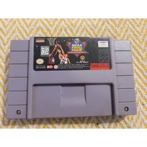Vintage Super Nintendo SNES Game NCAA Final Four Video Game